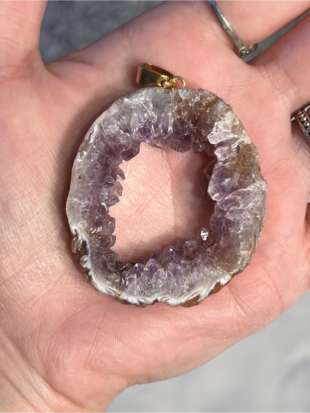 Geode Pendant